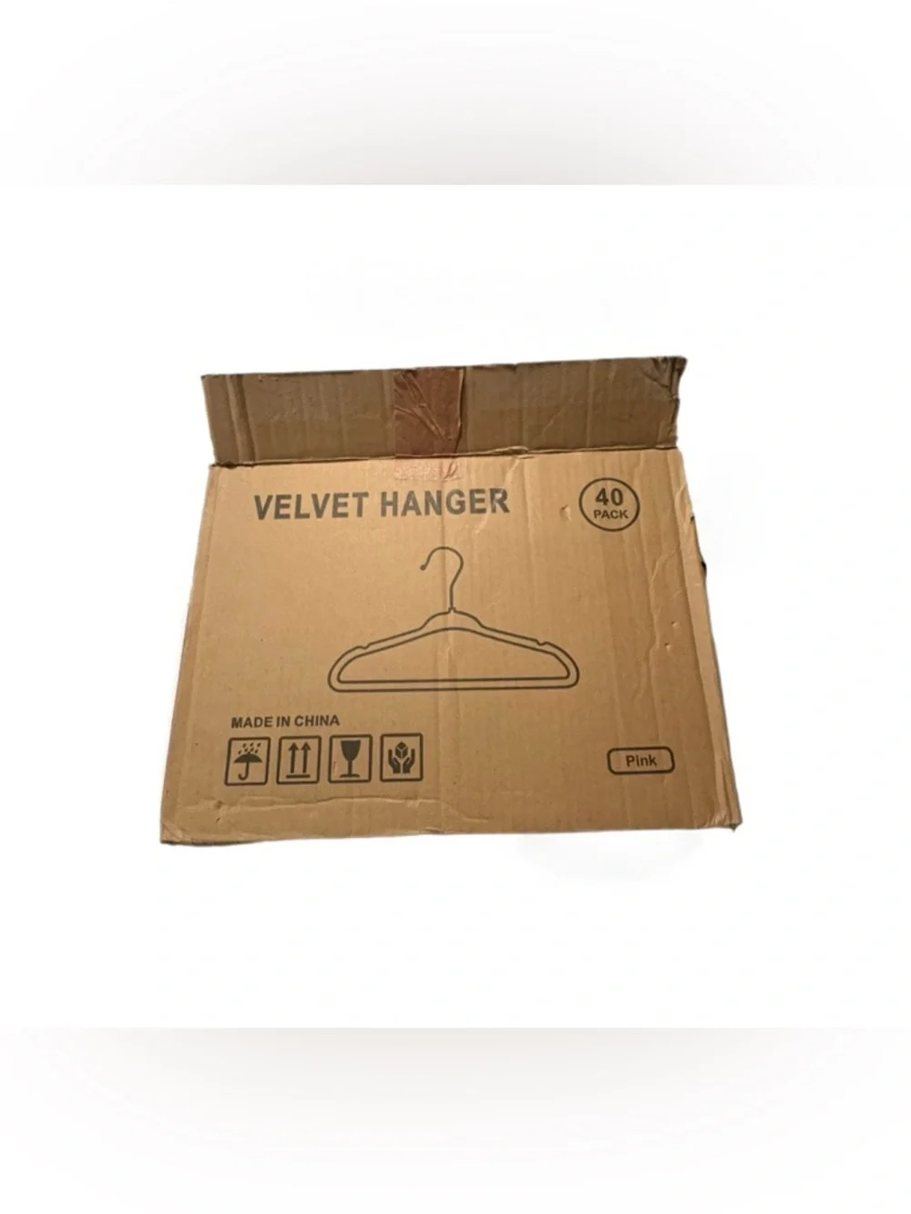 Velvet Non-Slip Blush Pink Hangers - 32 NWT